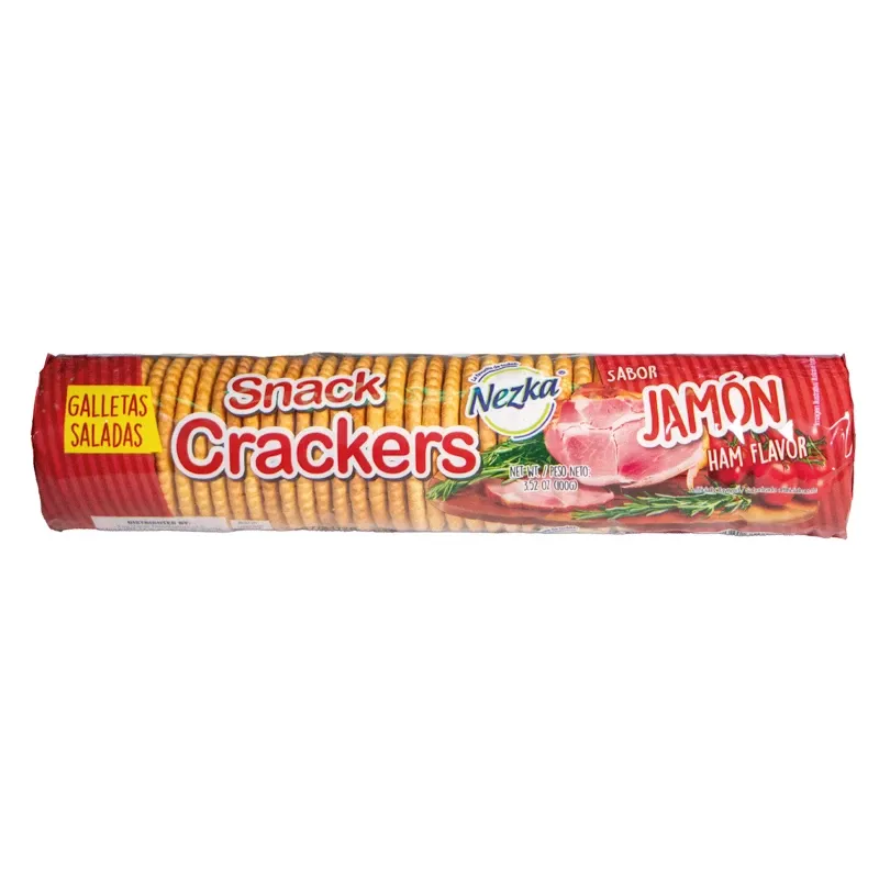 Galletas saladas de jamón