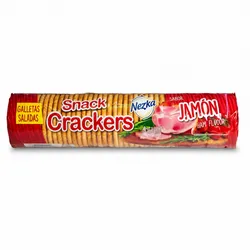 Galletas saladas de jamón