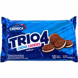 Galleticas de chocolate Cremica Trio4