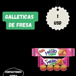 Galleticas de fresa 