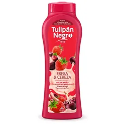 Gel de baño Tulipán Negro Fresa & Cereza — 650 ml