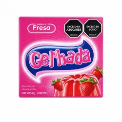 Gelatina de fresa