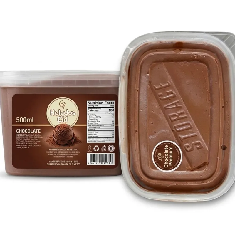 Helado CID de chocolate