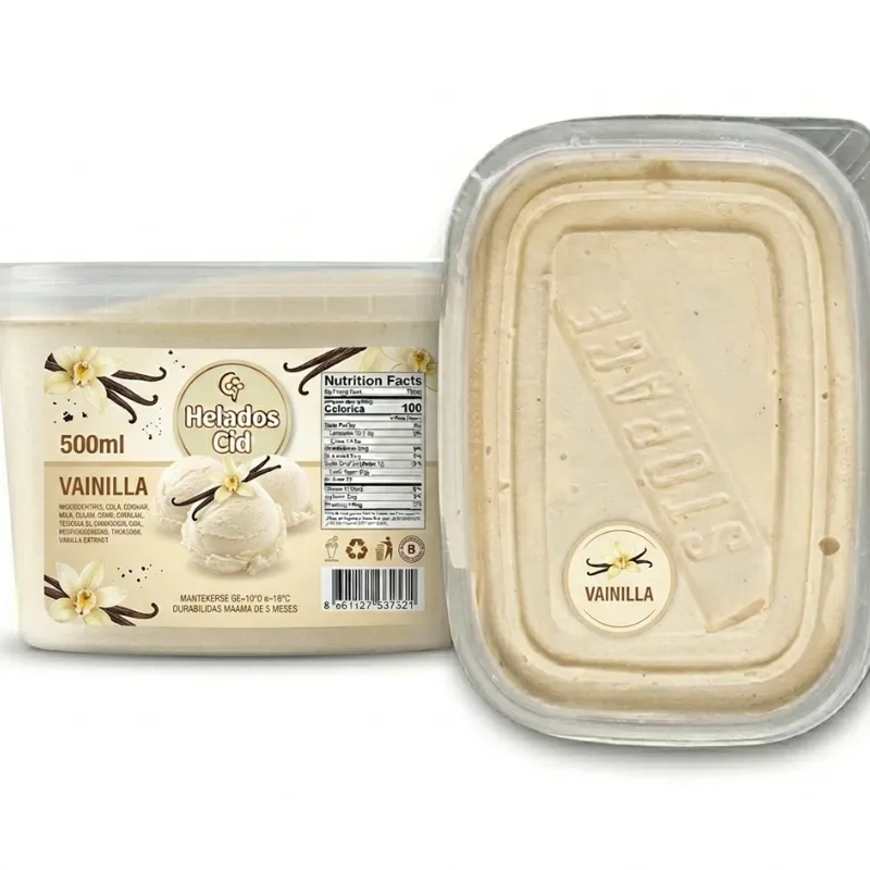Helado CID de vainilla