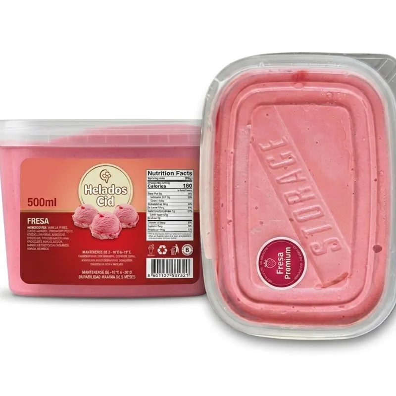 Helado CID de fresa
