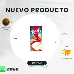 Jugo bravo de manzana