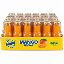 Jugo de mango en botellitas — caja de 24