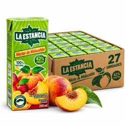 Jugos de melocotón la estancia