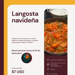Langosta navideña 