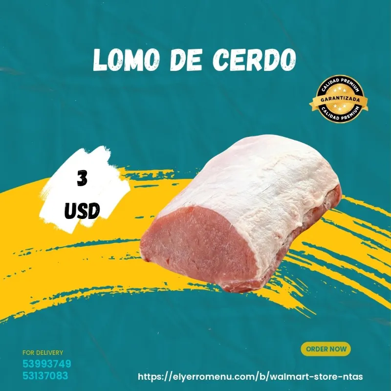 Lomo de cerdo deshuesado 