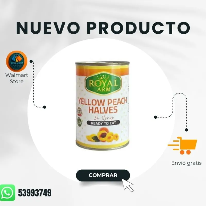 Melocotón en almíbar 