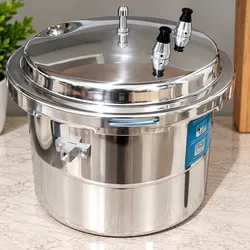 Olla de presión de 5.5 L con 3 válvulas