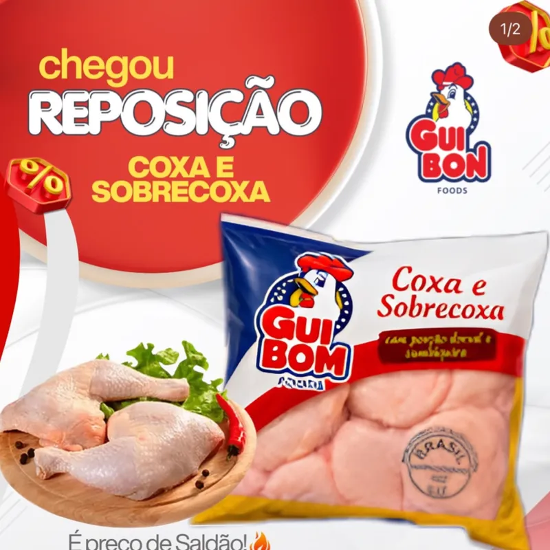 Paquete de pollo muslo/contramuslo