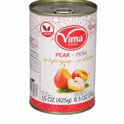 Pera en almíbar