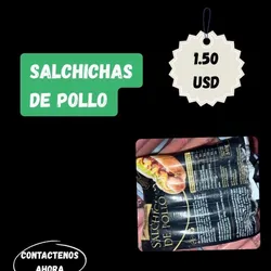 Salchichas de pollo 