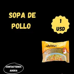 Sopa de pollo 