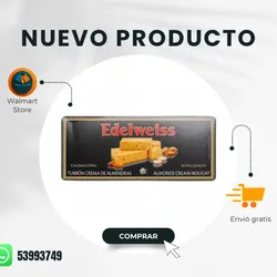 Turrón de crema de almendras 