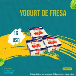 Yogurt de fresa