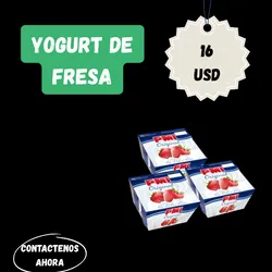 Yogurt de fresa