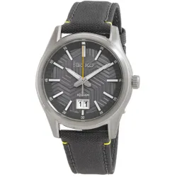 Seiko Quartz Grey Dial Men's Watch