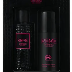 2 PIECE SET ROME EXTRADOSE MEN EDP - 3.4OZ + 5.0 OZ Deo BY BHARARA