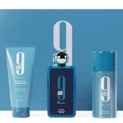 AFNAN 9AM DIVE 3PCSET U 3.4 EDP spray / 5.0 S.GEL / 5.0 DEO