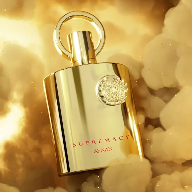 Afnan Supremacy Gold Eau De Parfum para Mujer, 3.4 onzas líquidas