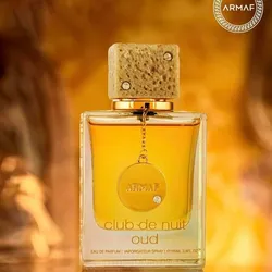 Armaf Club De Nuit Oud Eau de Parfum Spray para Unisex, 3.6 onzas