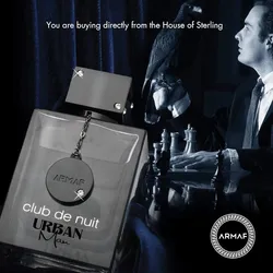 Armaf Club De Nuit Urban para hombre Eau de Parfum en aerosol, 3.6 onzas