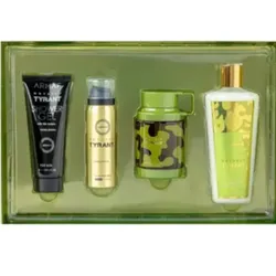 ARMAF SET ODYSSEY TYRANT 4PC M EDP 3.4OZ