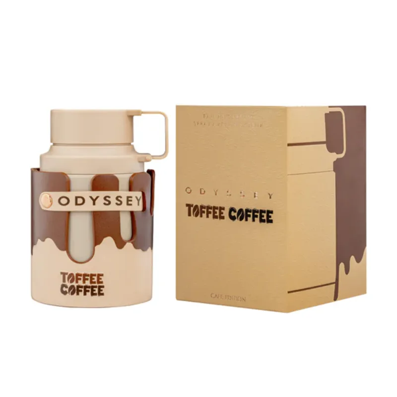 (DAMAGED BOX) ODYSSEY TOFFEE COFFEE CAFE EDITION UNISEX EDP - 100ML (3.4oz) By ARMAF ( NEW LAUNCH) Experience the indulgent blend of rich coffee, sweet toffee, and delicate floral notes with Odyssey...