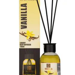 DIFUSOR DE LUJO VAINILLA 110ML Disfruta del dulce y relajante aroma de la vainilla con nuestro lujoso difusor. Elaborado con ingredientes de alta calidad...
