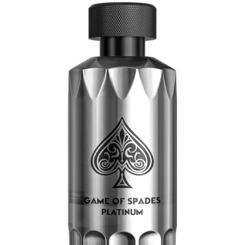 GAME OF SPADES PLATINUM UNISEX EDP - 100ML (3.40z) BY JO MILANO The captivating scent of Game of Spade Platinum exudes a harmonious blend of warmth,
