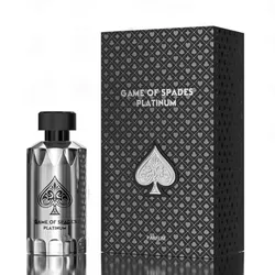 GAME OF SPADES PLATINUM UNISEX EDP - 100ML (3.40z) BY JO MILANO The captivating scent of Game of Spade Platinum exudes a harmonious blend of warmth,