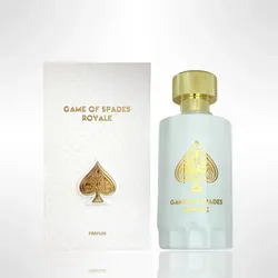 GAME OF SPADES ROYALE EDP UNISEX - 100ML (3.40z) By JO MILANO Royale captivates with its initial hazelnut and cacao notes, embracing a heart of jasmine sambac...