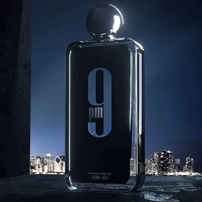 Generic Colonia de 9pm para hombre, Eau de Parfum Spray para hombre de 9PM 3.4 fl oz (negro, perfecto para la noche)