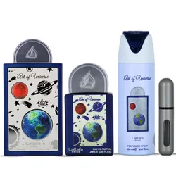 GIFT SET ART OF UNIVERSE UNISEX - 3 Piece Eau De Parfum Gift Set BY LATTAFA PRIDE