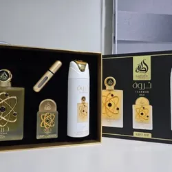 GIFT SET THARWAH GOLD WOMEN - 3 Piece Eau De Parfum Gift Set BY LATTAFA PRIDE