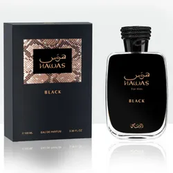 HAWAS BLACK MEN EDP - 100ML (3.40z) BY RASASI