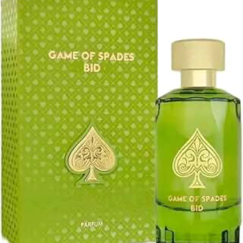 Jo Milano Game of Spades Bid Parfum Spray | 3.4 oz (3.4 fl oz) | Aroma cálido picante, bueno, cuero, sándalo, fragancia de larga duración para hombres y mujeres (unisex)