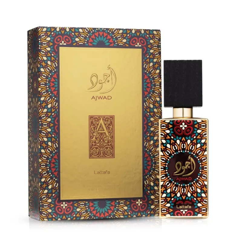 Lattafa Ajwad - Eau de Parfum en espray unisex, 2.04 onzas / 2.0 fl oz
