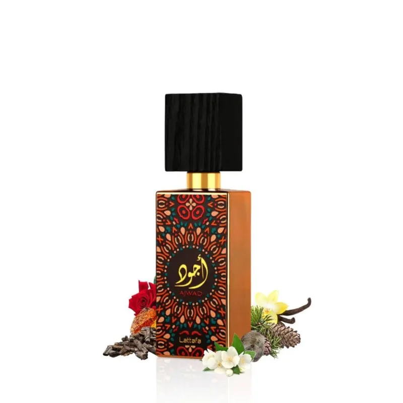 Lattafa Ajwad - Eau de Parfum en espray unisex, 2.04 onzas / 2.0 fl oz