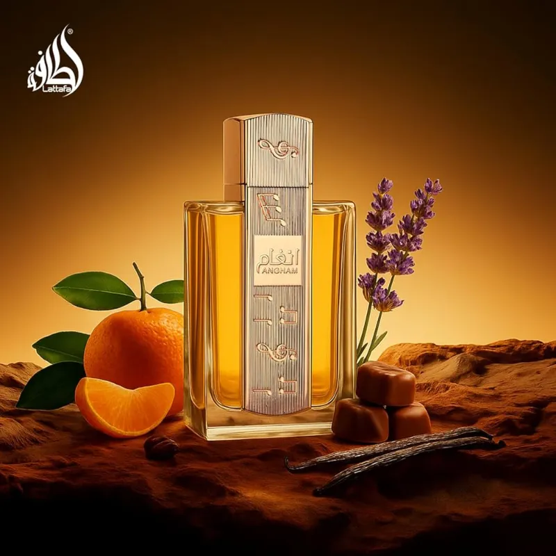 Lattafa Angham Eau de Parfum Spray for Unisex, 3.4 Ounce