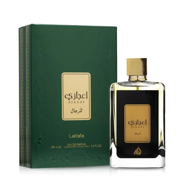 Lattafa Ejaazi - Eau de Parfum en espray para hombre, 3.4 onzas Opción
