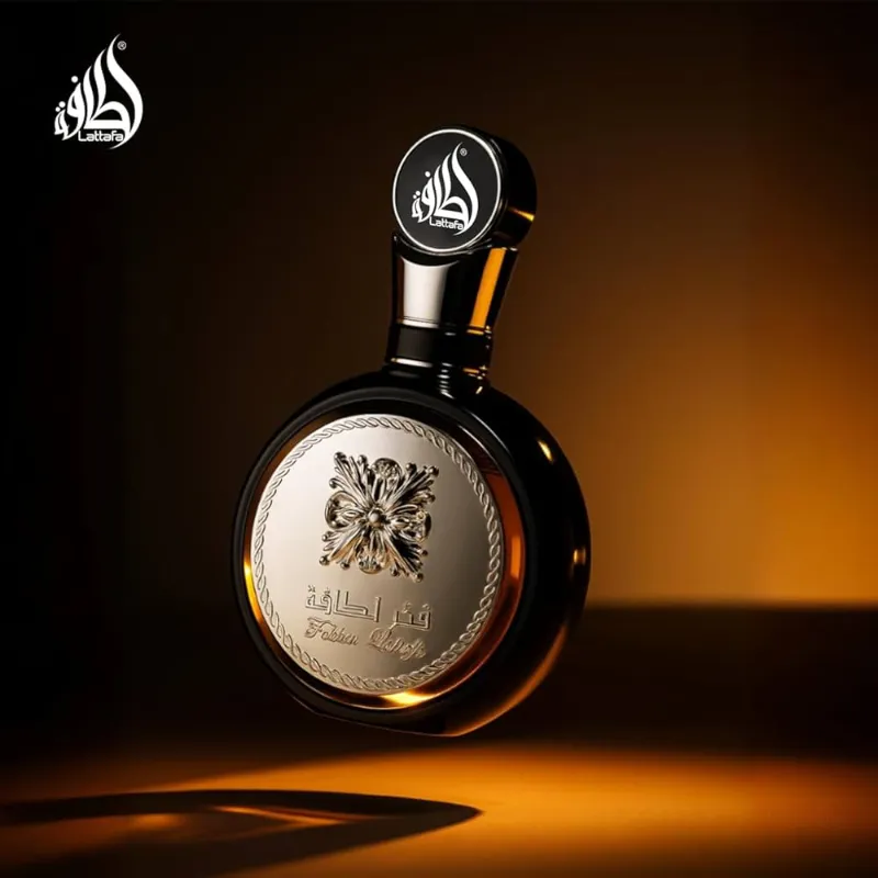 Lattafa Fakhar - Fresco, afrutado, bergamota, madera de ámbar - Eau de Parfum fragancia de larga duración para hombres, 3.40 onzas / 3.4 fl oz