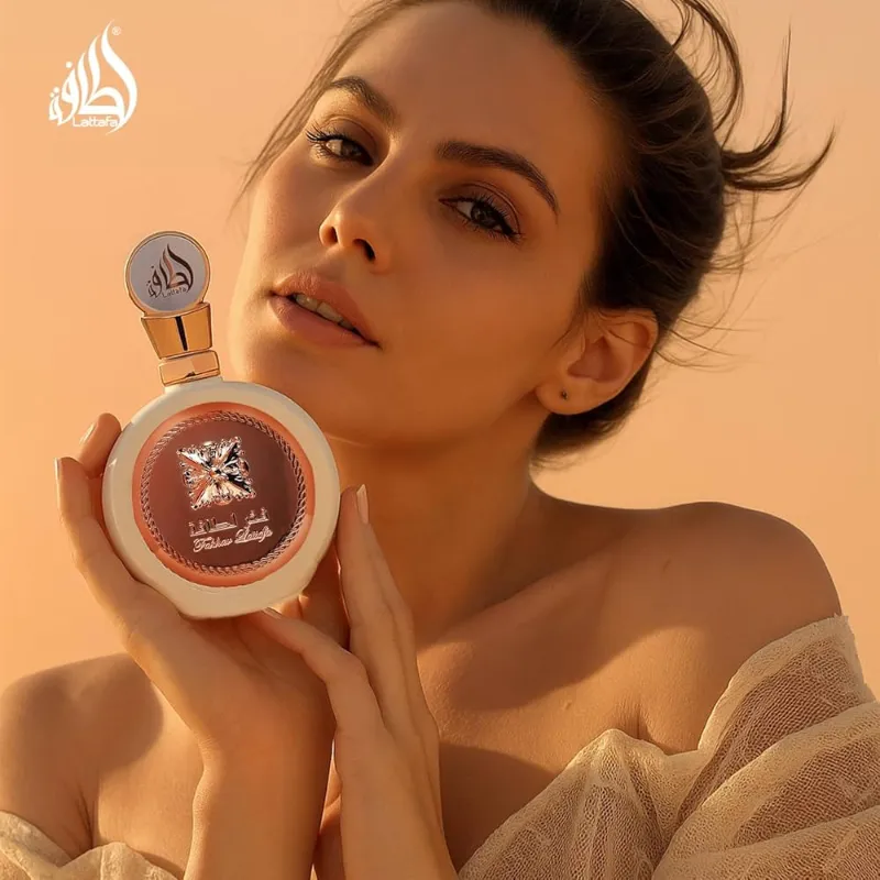 Lattafa Fakhar - Perfume de larga duración para mujer, floral, afrutado, fresco, dulce, 3.40 onzas