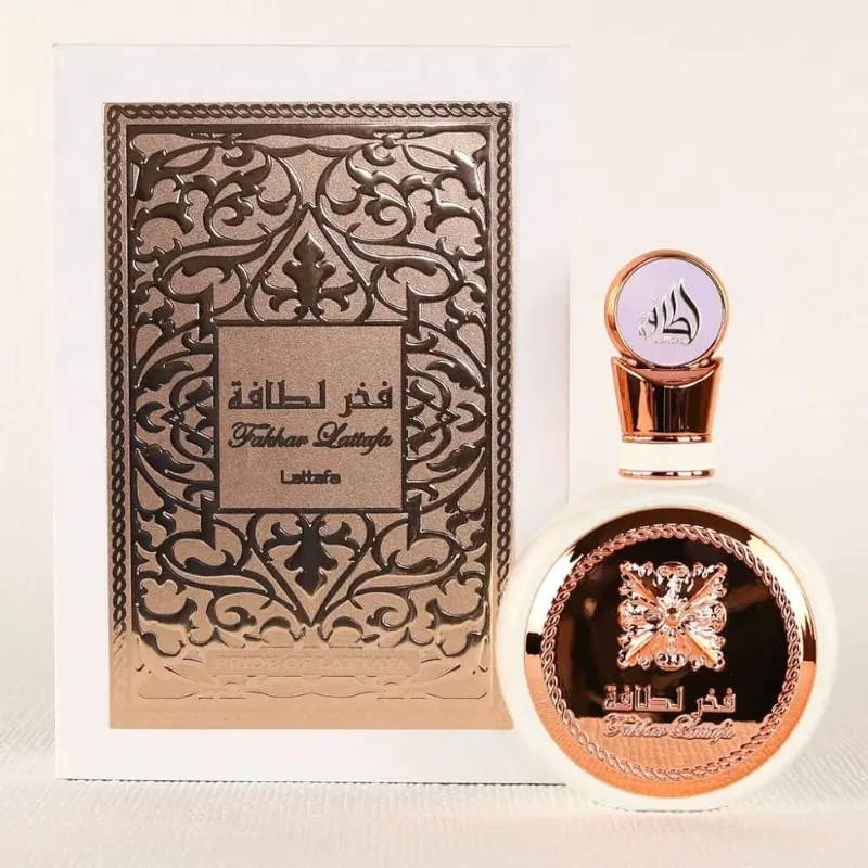 Lattafa Fakhar - Perfume de larga duración para mujer, floral, afrutado, fresco, dulce, 3.40 onzas