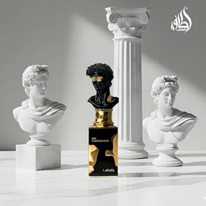 Lattafa His Confession for Men Eau de Parfum en aerosol,