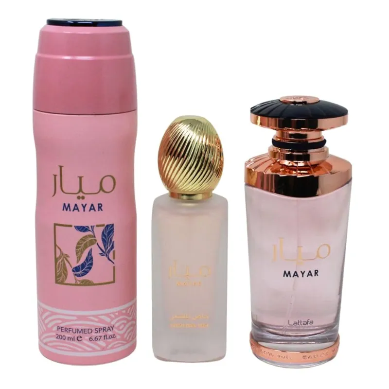 Lattafa Mayar - Desodorante perfumado en aerosol para mujer, 6.7 onzas
