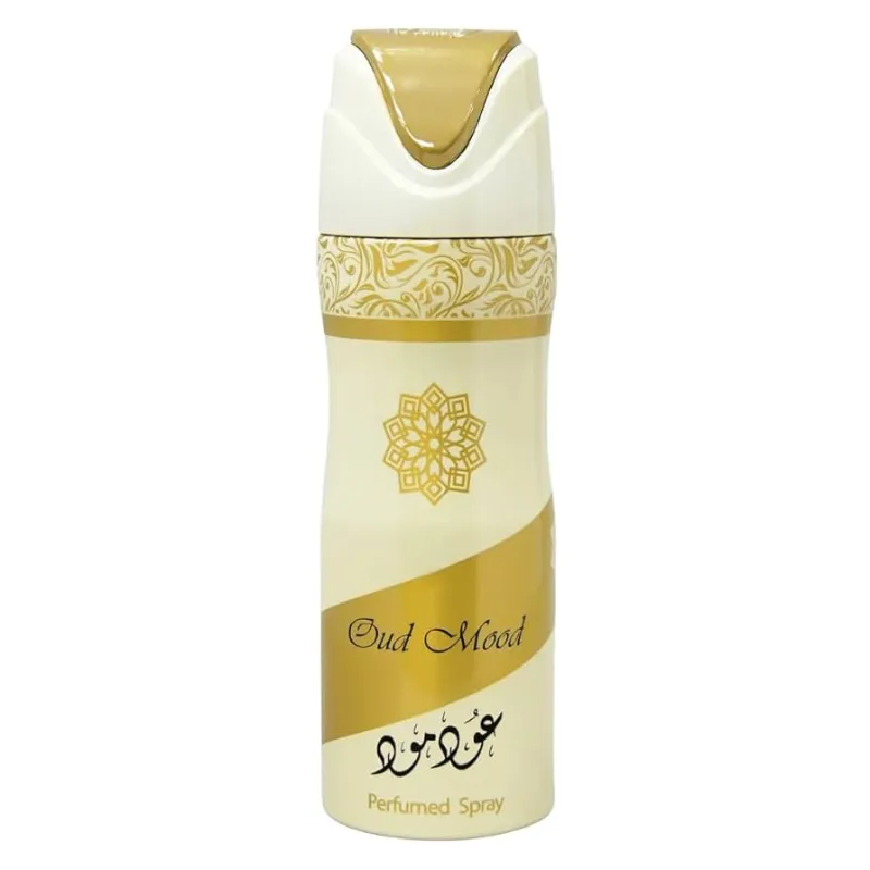 Lattafa Oud Mood Desodorante perfumado en aerosol, 